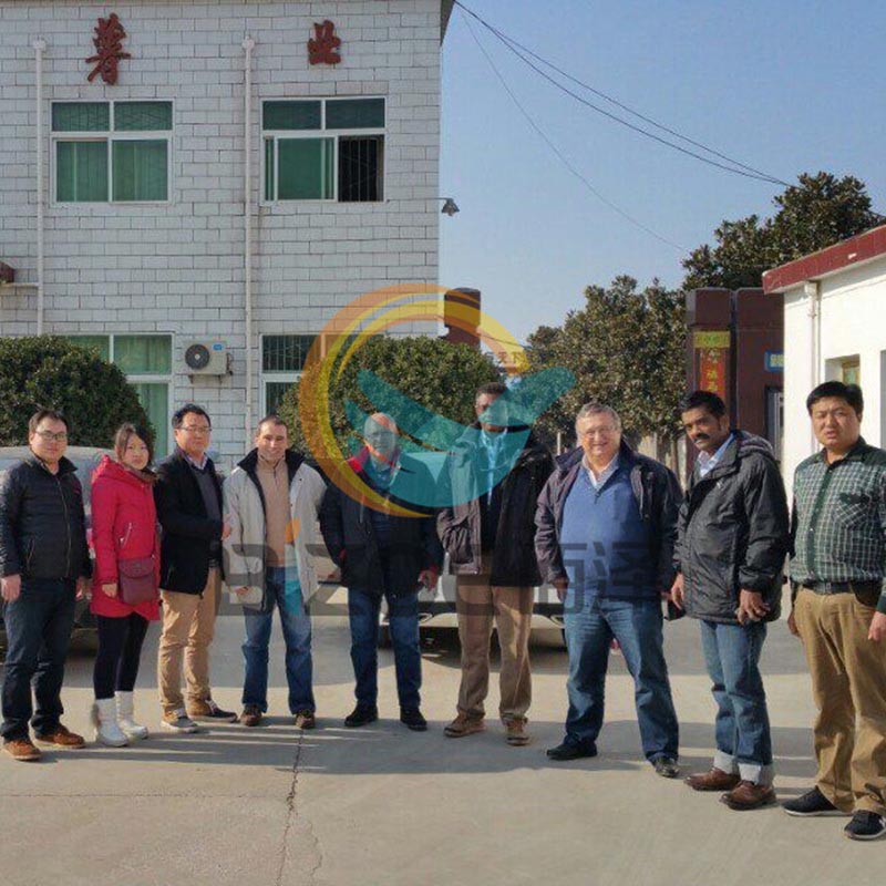 A delegation from Argentina were visiting our factory