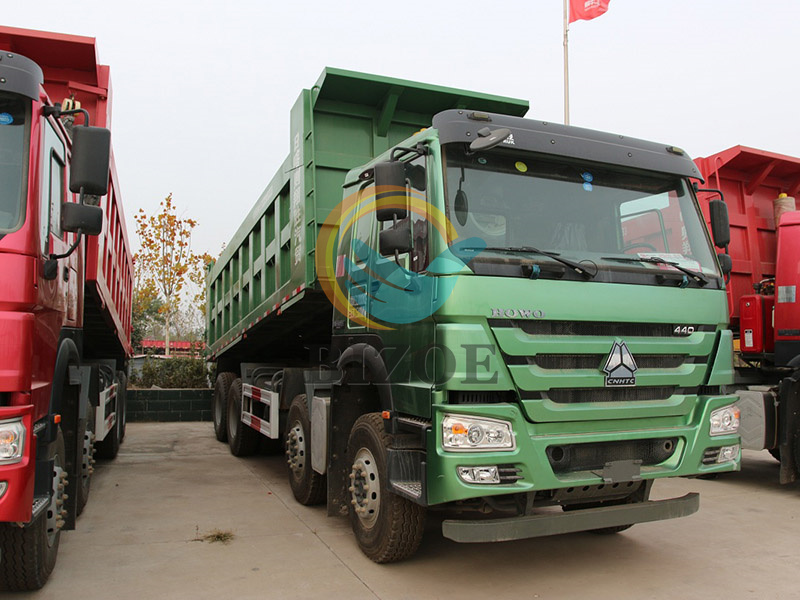 Sinotruk Green Used Dump Truck